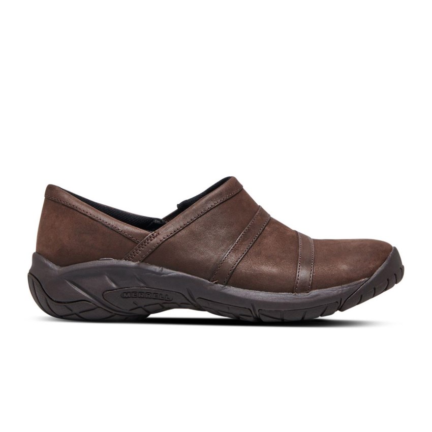 Chaussure Casual Merrell Encore Moc 4 Leather Marron Foncé Femme | V.Y.HCWL